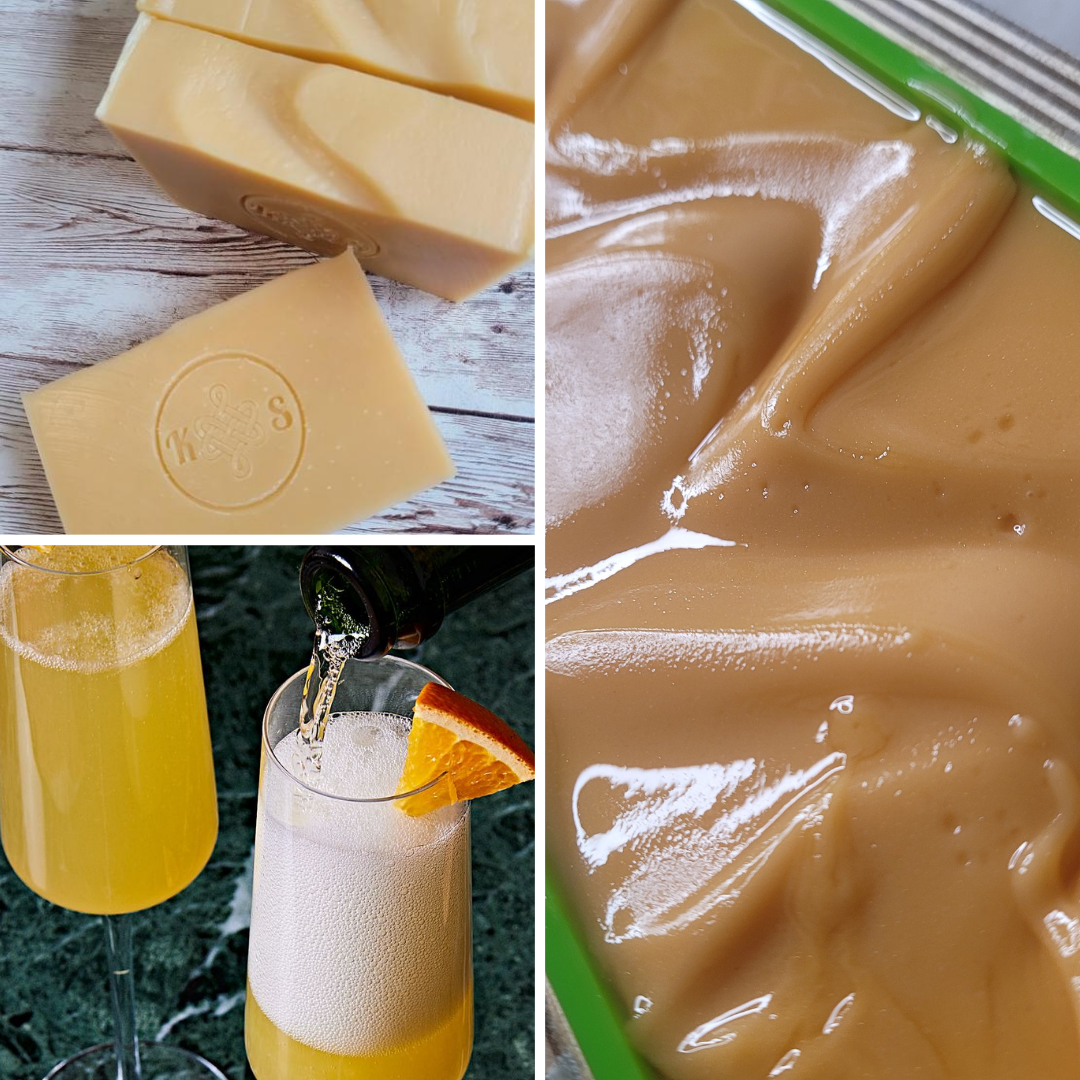 Mimosa Mornings Bar Soap from Kilted Suds