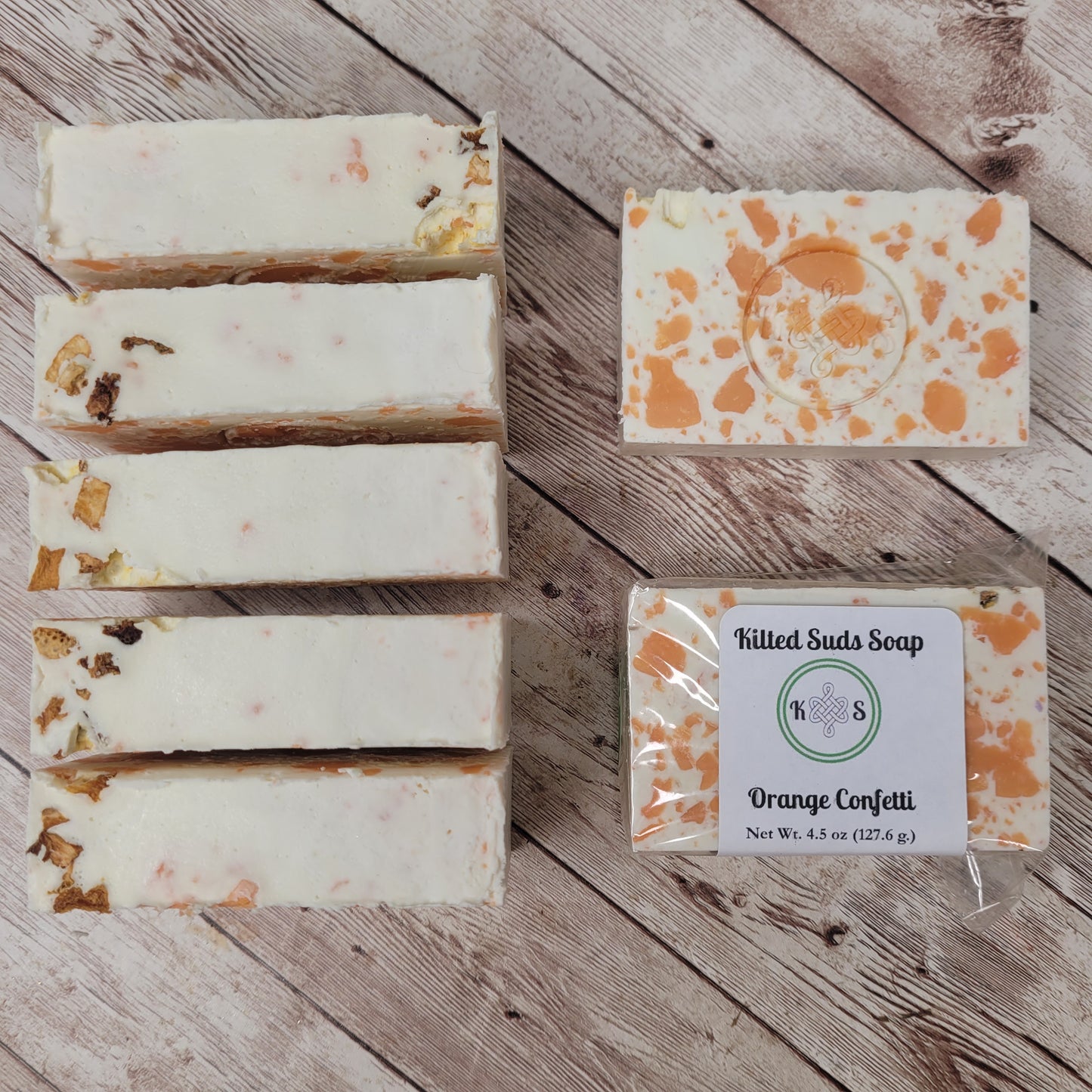 Orange Confetti Bar Soap