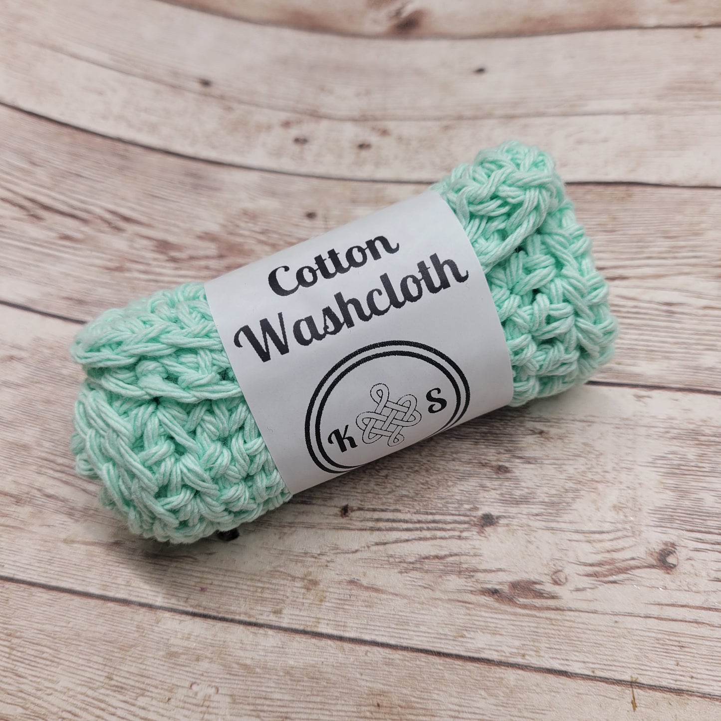 Mint Cotton Washcloth