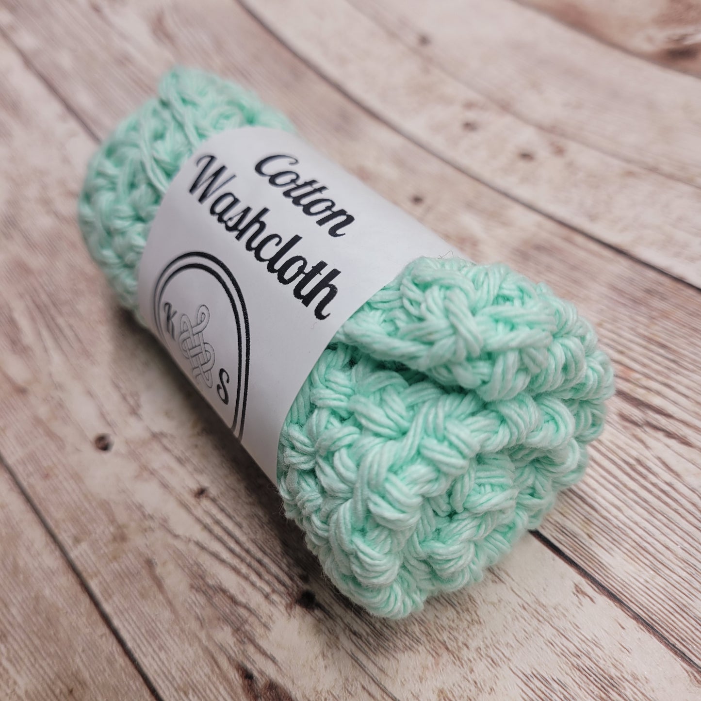 Mint Cotton Washcloth