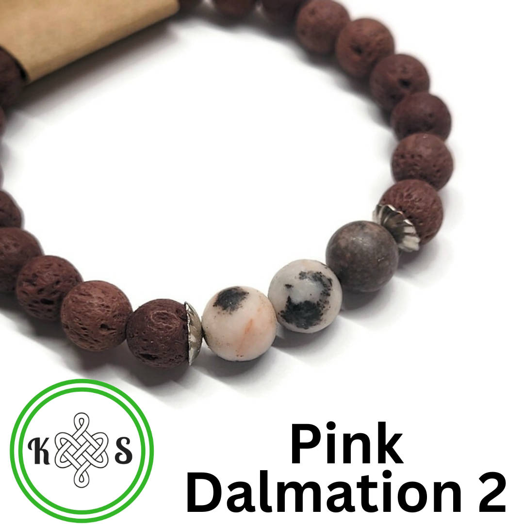 Lava Stone Aromatherapy Bracelet with Brown Lava Stone - Multiple Options