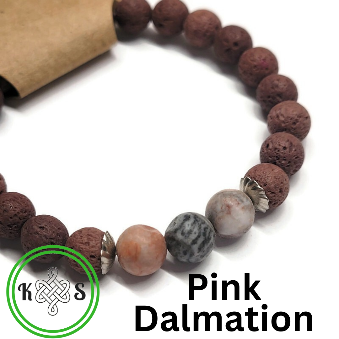 Lava Stone Aromatherapy Bracelet with Brown Lava Stone - Multiple Options