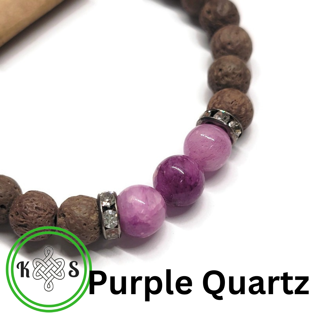 Lava Stone Aromatherapy Bracelet with Brown Lava Stone - Multiple Options